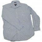 Mens Blue White Gray CHAPS RALPH LAUREN Long Sleeve Shirt Large