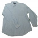 Mens Blue JOHN ASHFORD Button Down Shirt Large