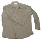 Mens Gray CLAIBORNE Button Down Shirt XL