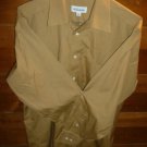 Mens Brown JOSEPH & FEISS Long Sleeve Shirt L Large NWOT 100% Cotton