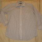 Mens Gray Maroon White CHAPS RALPH LAUREN Button Down Shirt Large