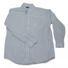 Mens Blue Green Gray TOMMY HILFIGER Button Down Shirt Large