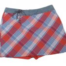 Womens Blue Red White FASHION BUG Stretch Skorts 10