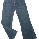 Womens Blue GAP Long & Lean Stretch Denim Jeans 12R X 30 Cotton Blend