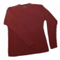 Mens Maroon CROFT & BARROW Pullover Sweater XL 100% Cotton