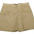 Mens Tan AUSTIN CLOTHING CO Pleated Shorts 43 100% Cotton