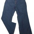 Womens Blue MAINSTREET BLUES Denim Jeans 18T X 33 100% Cotton