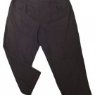 Womens Black SAG HARBOR Casual Dress Pants 22W X 26 1/2 Polyester Rayon Blend