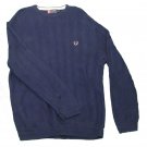 Mens Blue CHAPS RALPH LAUREN Pullover Sweater XL XG 100% Cotton