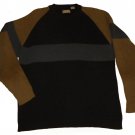 Mens Black Brown Gray ARROW Pullover Sweater XXL