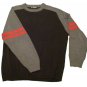 Mens Gray Black Red ROUNDTREE & YORKE Pullover Sweater XL