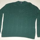 DOCKERS Men's Pullover Sweater - Green - Size XXL - EUC