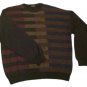 Mens Multi-Color CELLINNI Pullover Sweater XL Made In Italy Cotton Blend