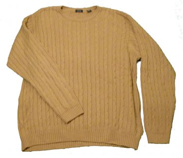 Mens Brown IZOD Pullover Sweater  XL