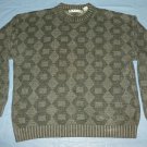 BASIX Mens Pullover Sweater Gray Size M Medium