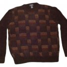 Mens Multi-Color DOCKERS Pullover Sweater Medium Acrylic Rayon Blend