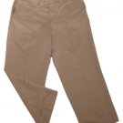 Mens Brown GEORGE Adjustable Waist Dress Pants 40 X 29 1/2