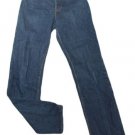 Womens Blue LEVIS Button Fly Denim Jeans 7 X 32 100% Cotton
