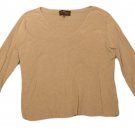Womens Brown LAUREN RALPH LAUREN Pullover Blouse Large