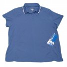 Womens Blue White CHARLES RIVER SPORT Pullover Athletic` Blouse XXL NWT