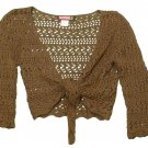 Womens Brown SAY WHAT Blouse Medium