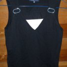 JONES NEW YORK Women's Pullover Blouse/Shirt - Black/White - Size Large - EUC