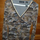 AXCESS/LIZ CLAIBORNE Women's Blouse/Shirt - Multicolor - Size Large - EUC*