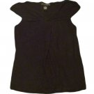 Womens Black GRACE ELEMENTS Pullover Blouse Medium