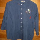 LOONEY TUNES Women's Blouse/Shirt - Blue - Size 18/20W - EUC *