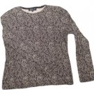 Womens Multi-Color JONES NEW YORK SIGNATURE Long Sleeve Blouse XL 100% Cotton