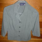 HILLARD & HANSON Women's Blouse/Shirt - Gray - Size 6 - EUC*
