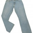 Womens Blue LEVI STRAUSS Stretch Mid Rise Boot Cut Denim Jeans 10 Misses
