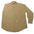 Mens Brown VAN HEUSEN Button Down Shirt Large
