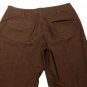 Womens Brown LARRY LEVINE Stretch Pants 10 X 31 1/2 Polyester Blend