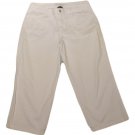 Womens Off White L A BLUES Casual Capris 12