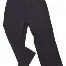 Womens Blue Gray Stripe DOCKERS Capris 8P