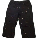 Womens Black RAFAELLA Capris 6P
