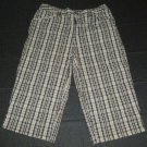 Womens Brown Black Gray WHITE STAG Pants Capris 6