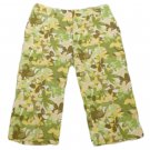 Womens Green White Yellow JOHN PAUL RICHARD Casual Capris 6