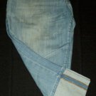 Womens Blue MOSSIMO Pants Capris 38 (actual waist size)
