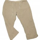 Womens Brown TANGENTS Capris 13/14