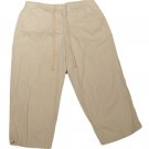 Womens Tan WHITE STAG Capris 8P Ladies