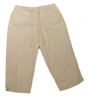 Womens Tan WHITE STAG Capris 8P Ladies