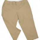 Womens Brown A NEW APPROACH Capris 20W