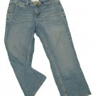 Womens Blue LEVIS Signature Style Denim Capris 12 Misses