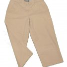 Womens Brown BRIGGS NEW YORK Capris 10