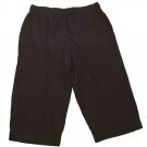 Womens Black WHITE STAG Capris 16 - 18
