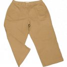 Womens Brown LIZ CLAIBORNE Audra Style Capris 12