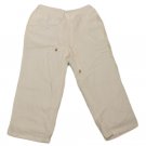 Womens Off White SAG HARBOR Casual Capris PS NWOT