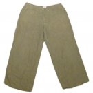 Womens Green CALVIN KLEIN Capris 8